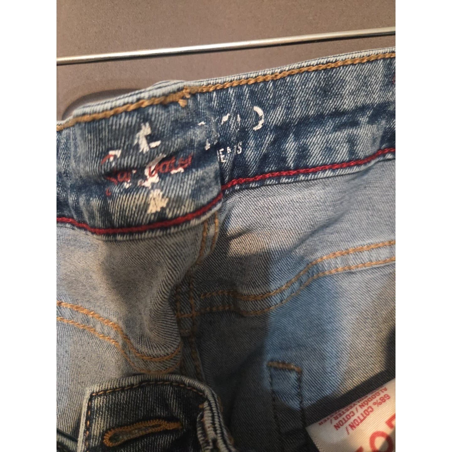 IZOD Straight Fit Jeans, Medium Wash Blue Denim, Men's 30x30 1566219 - Thumbnail 9