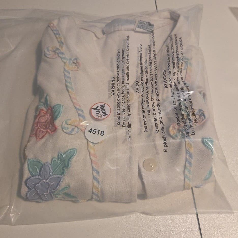 Alfred Dunner Vintage Floral Embroidered Button Front Cardigan, Woman's Petite M - Thumbnail 9