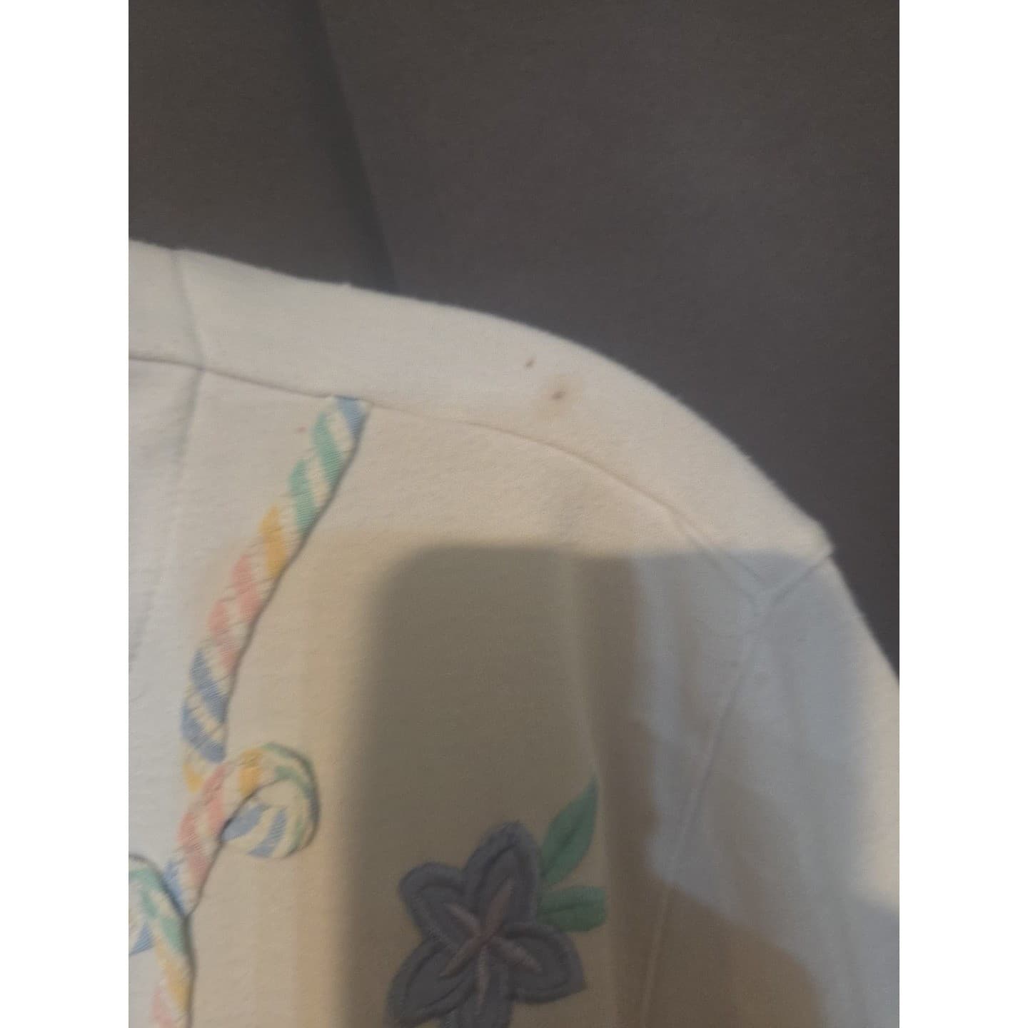 Alfred Dunner Vintage Floral Embroidered Button Front Cardigan, Woman's Petite M - Thumbnail 8