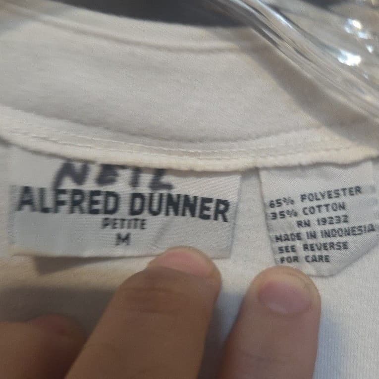 Alfred Dunner Vintage Floral Embroidered Button Front Cardigan, Woman's Petite M - Thumbnail 5