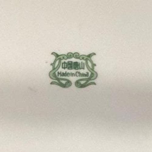 Foshan China Wedding Rose Dinner & Salad Plate, Set of 2, Vintage Dinnerware - Thumbnail 4