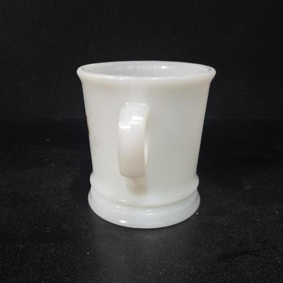 Avon Locomotive Shaving Mug, Milk Glass Cup, Vtg Collectible, White Shaving Mug - Thumbnail 10
