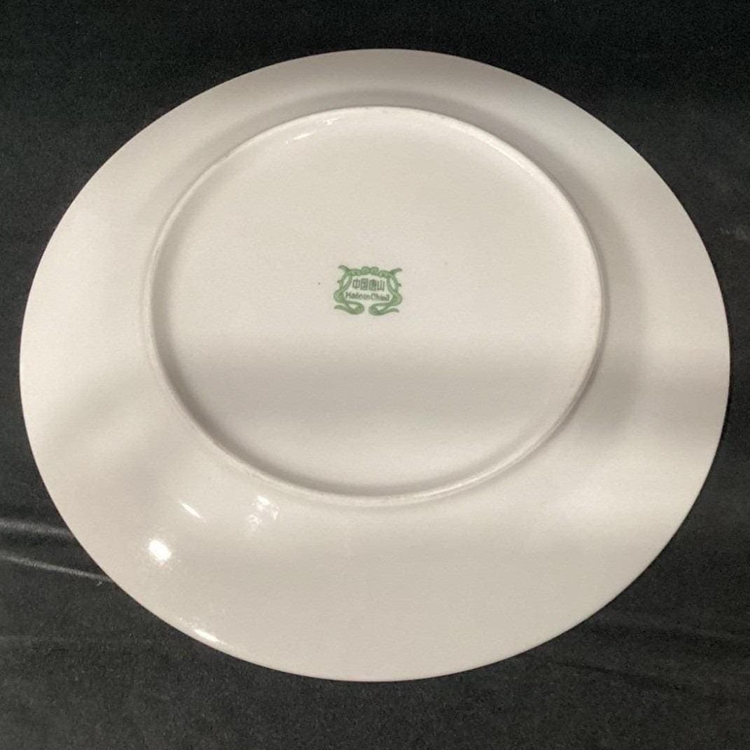 Foshan China Wedding Rose Dinner & Salad Plate, Set of 2, Vintage Dinnerware - Thumbnail 6