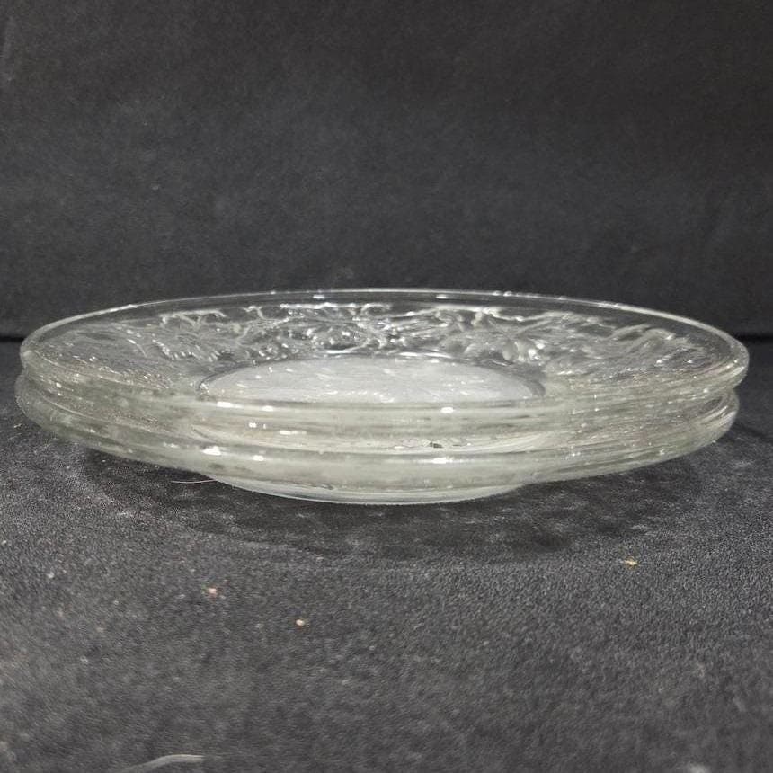 Princess House Fantasia Bread & Butter Plates, Set of 2, Vtg Frosted Dinnerware - Thumbnail 9
