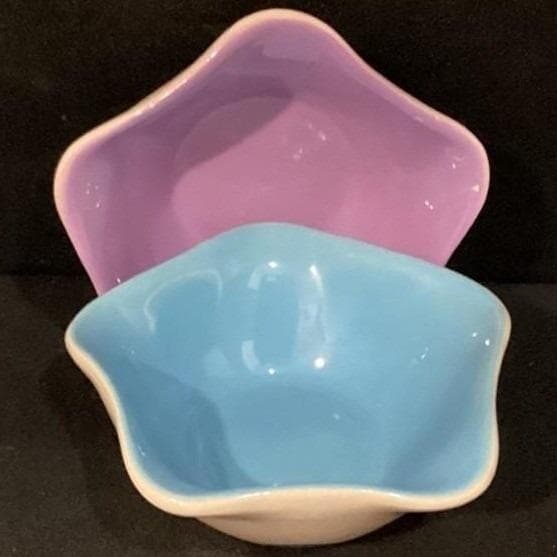 Century Polka Dot Ice Cream Bowls, Set of 2, Vintage Kitchenware, Tableware - Thumbnail 10