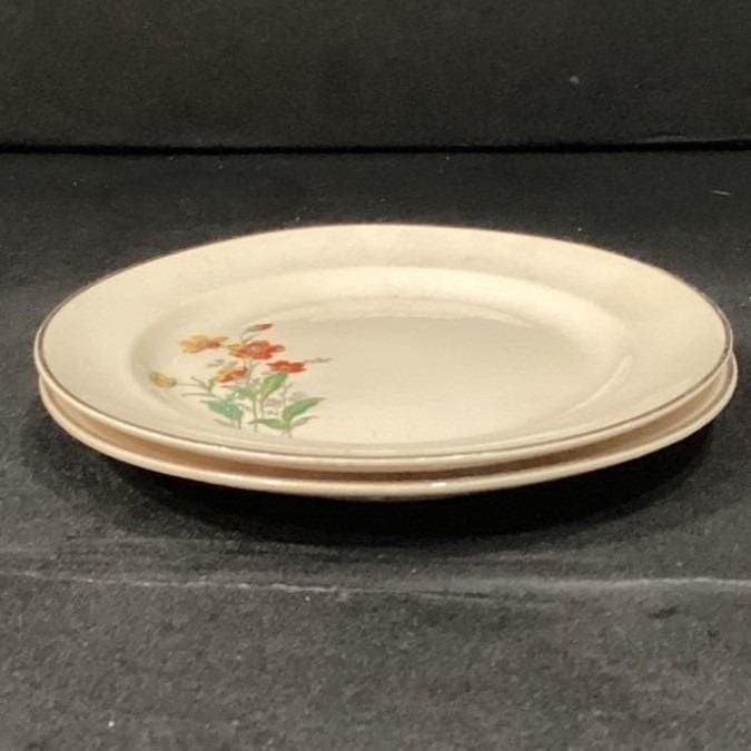 Universal Cambridge Camwood Bread Plates, Set of 2, Vintage Ivory Dinnerware - Thumbnail 7