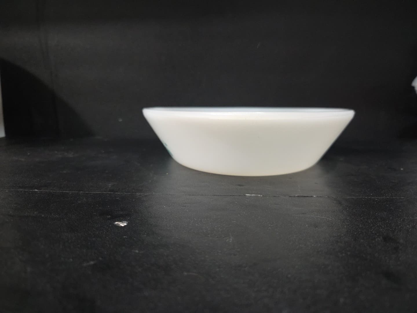 Glasbake Divided Casserole Baking Dish, Aqua Turquoise Fruit J-2352, Vintage - Thumbnail 2