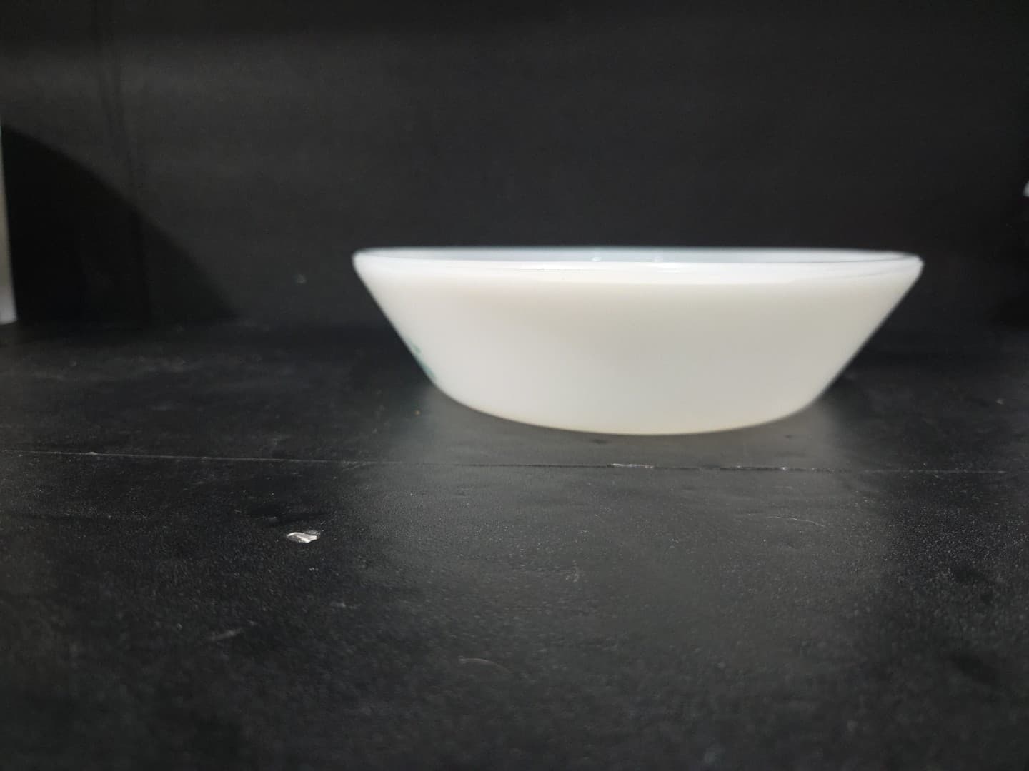 Glasbake Divided Casserole Baking Dish, Aqua Turquoise Fruit J-2352, Vintage - Thumbnail 4