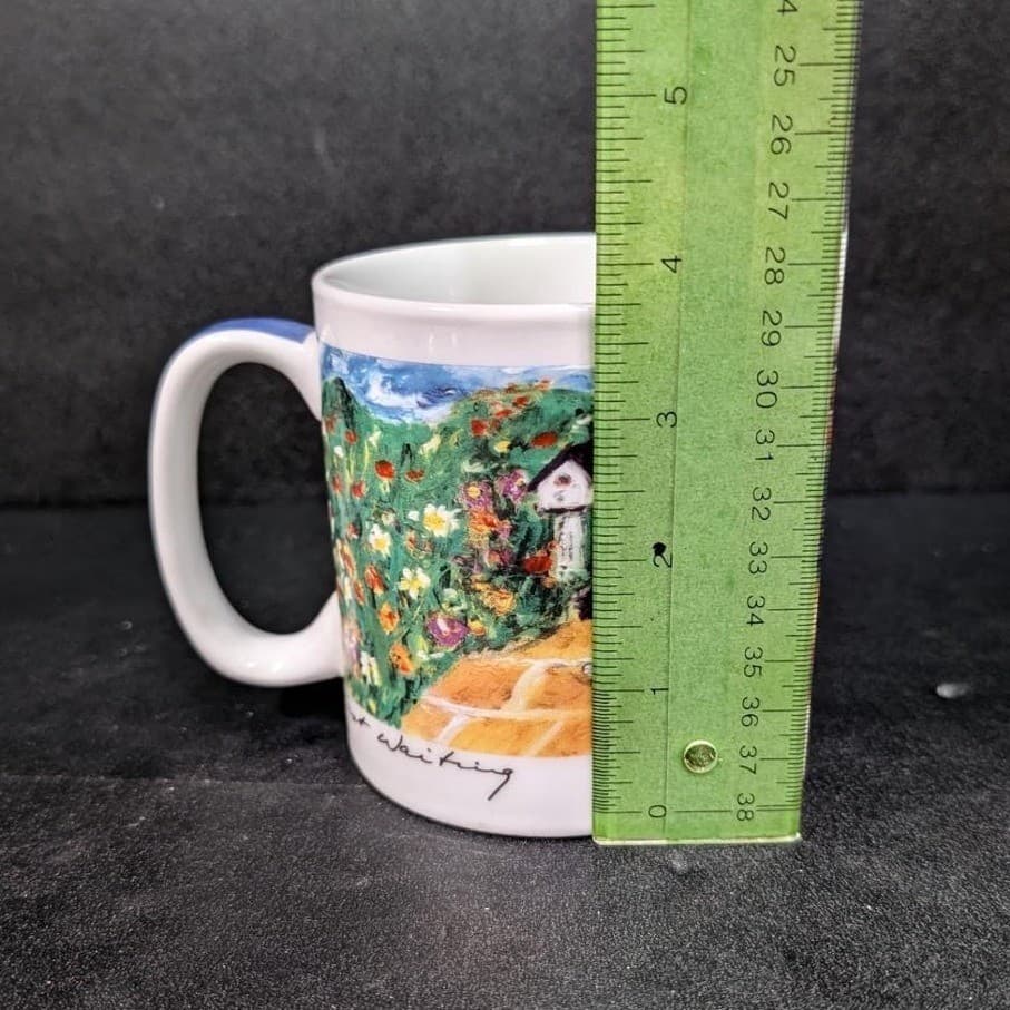 Mor Mor's Art "Just Waiting" Dog Mug, Eddie Bauer Ceramic Cup, Drinkware - Thumbnail 9