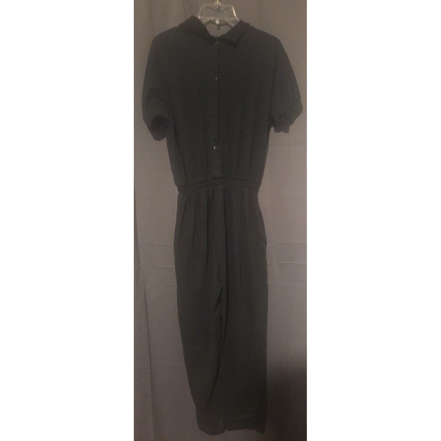 International Stefano Sportswear Vintage Black Jumpsuit Mock Neck, Woman's Med - Thumbnail 4