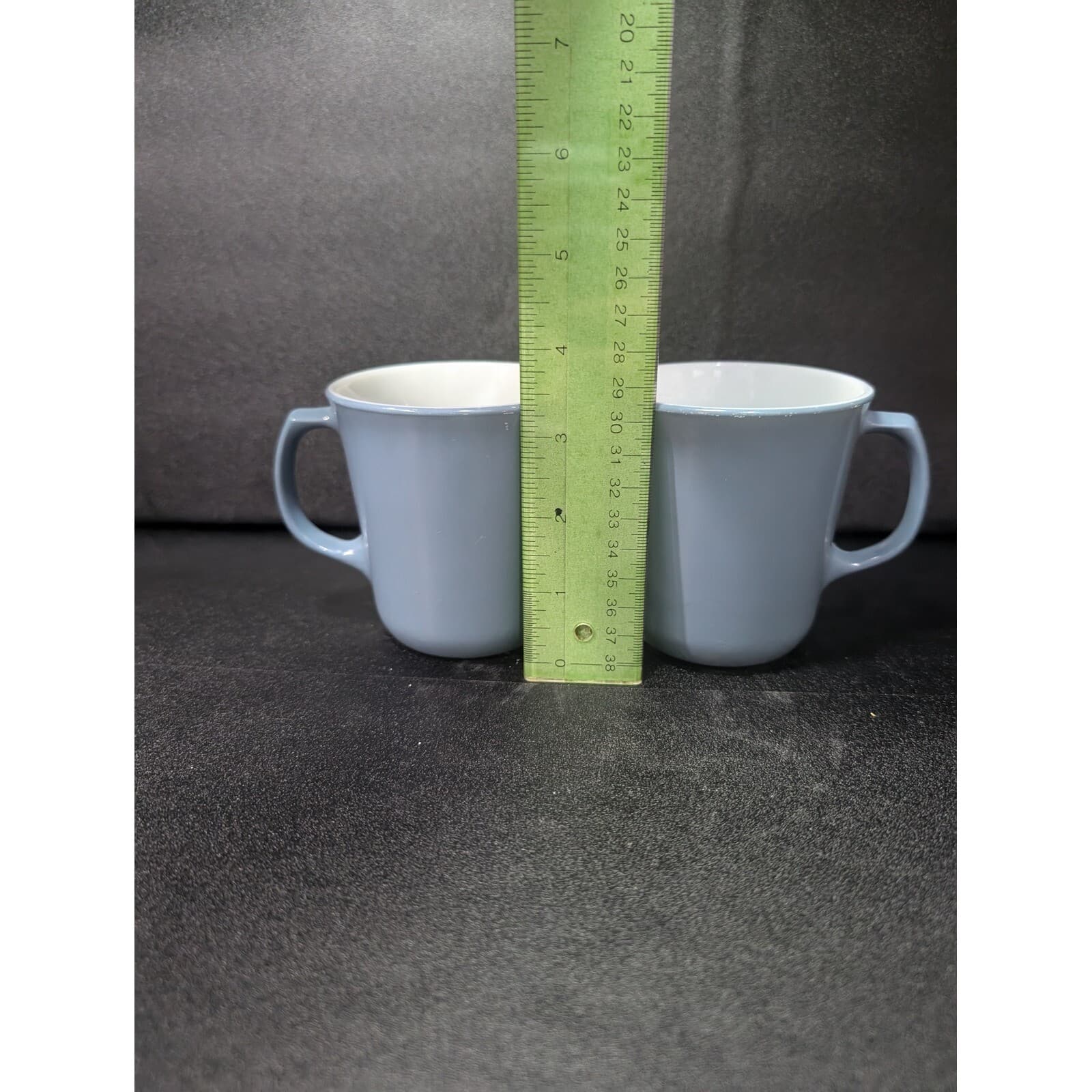 Corning Ware Pyrex Slate Coffee Mug, 8 oz Blue Gray Mug, Vintage Mugs Coffee Cup - Thumbnail 8