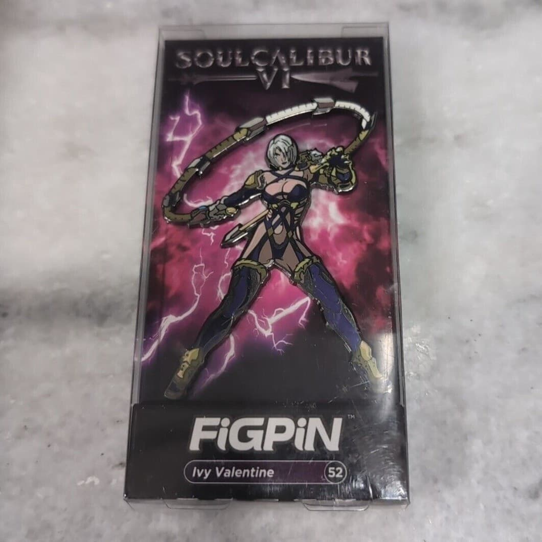 SoulCalibur VI Ivy Valentine FiGPiN 52 Collectible Enamel Pin, Locked - Thumbnail 2