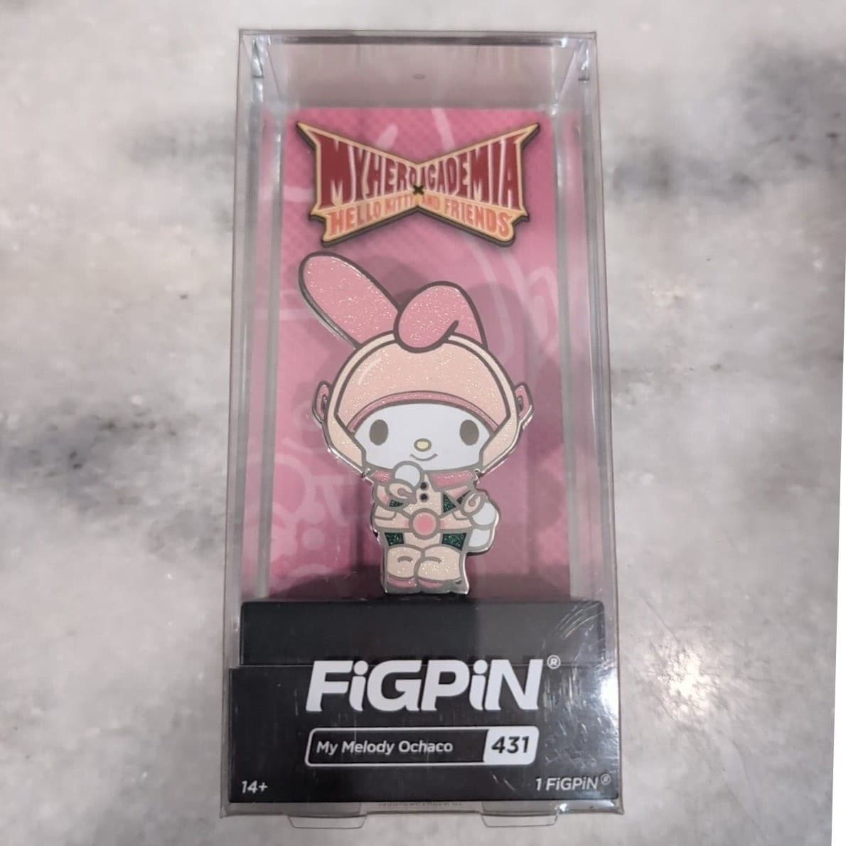 FiGPiN My Melody Ochaco #431 My Hero Academia Sanrio Hello Kitty Friends Pin - Thumbnail 2
