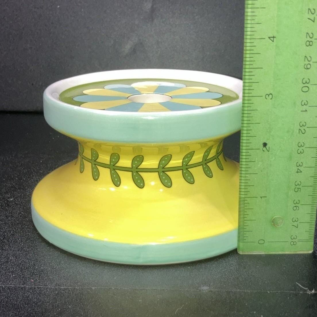 Gorham "Mary Mary Quite Contrary" Hurricane Lamp Base, Vintage Home Accent Decor - Thumbnail 8