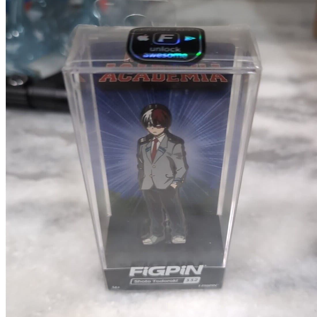 FiGPiN My Hero Academia Shoto Todoroki #332 Enamel Pin Unlocked Collectible - Thumbnail 6