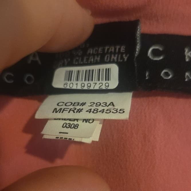 Patrick Collection Coral Pink 100% Silk Button Down Blazer, Women's 26W Jacket - Thumbnail 7