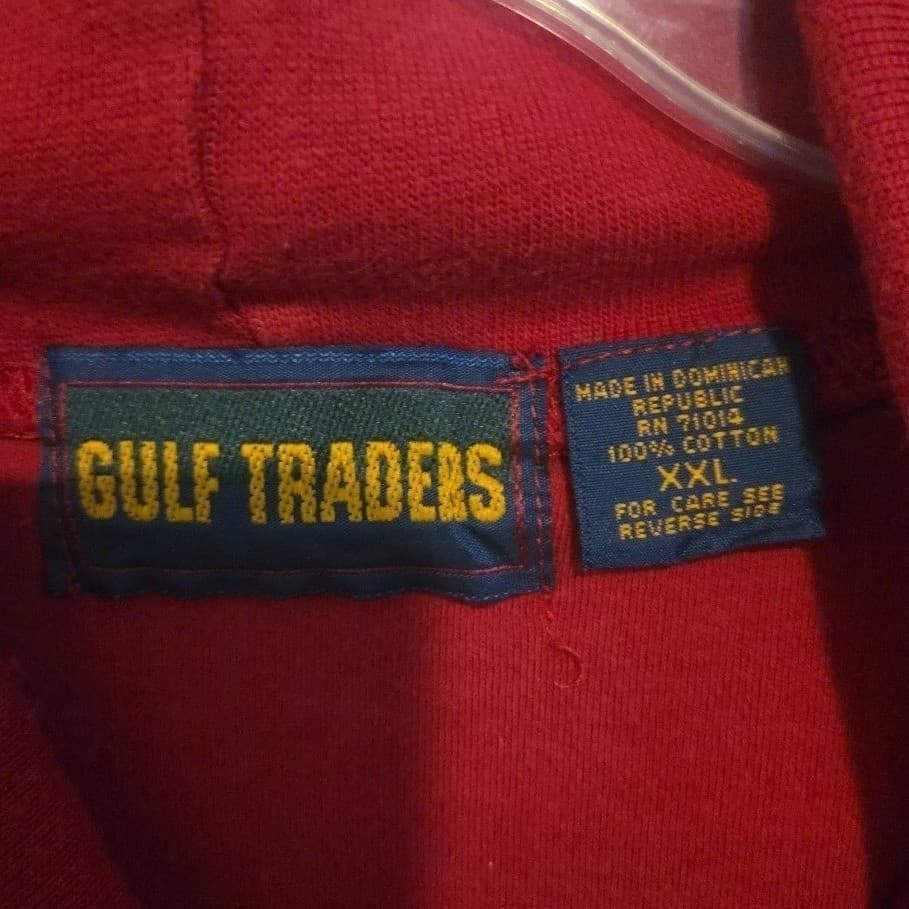 Gulf Traders Red Turtleneck Sweater, Cotton Long Sleeve Knit Pullover, Men's XXL - Thumbnail 5