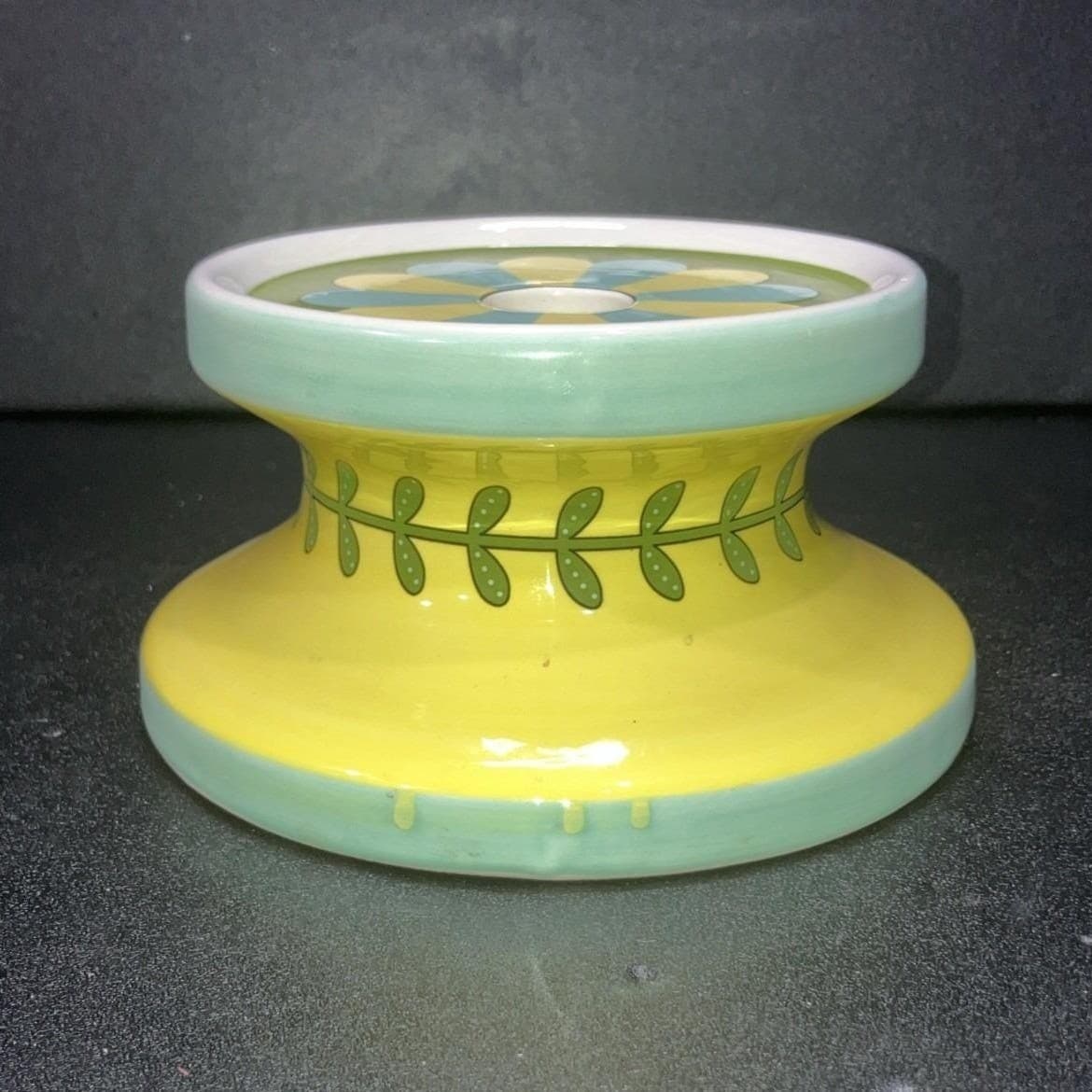 Gorham "Mary Mary Quite Contrary" Hurricane Lamp Base, Vintage Home Accent Decor - Thumbnail 2
