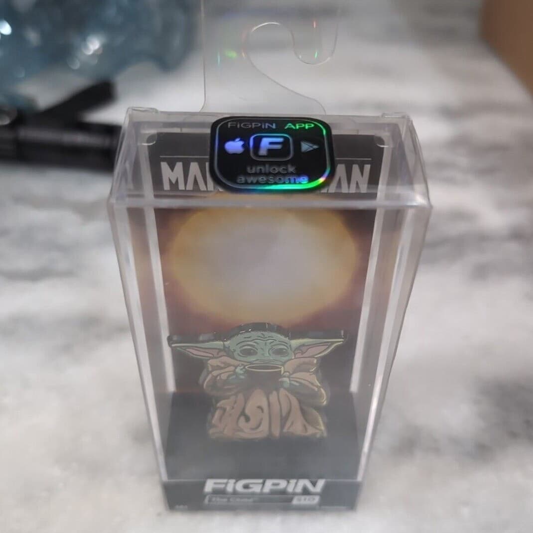 FiGPiN Star Wars The Mandalorian The Child Grogu #510 Enamel Pin Unlocked - Thumbnail 6