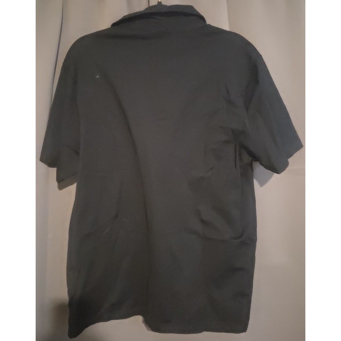 Perona Black Short Sleeve 100% Cotton Polo, 4-Button Placket Shirt, Men's XXL - Thumbnail 4