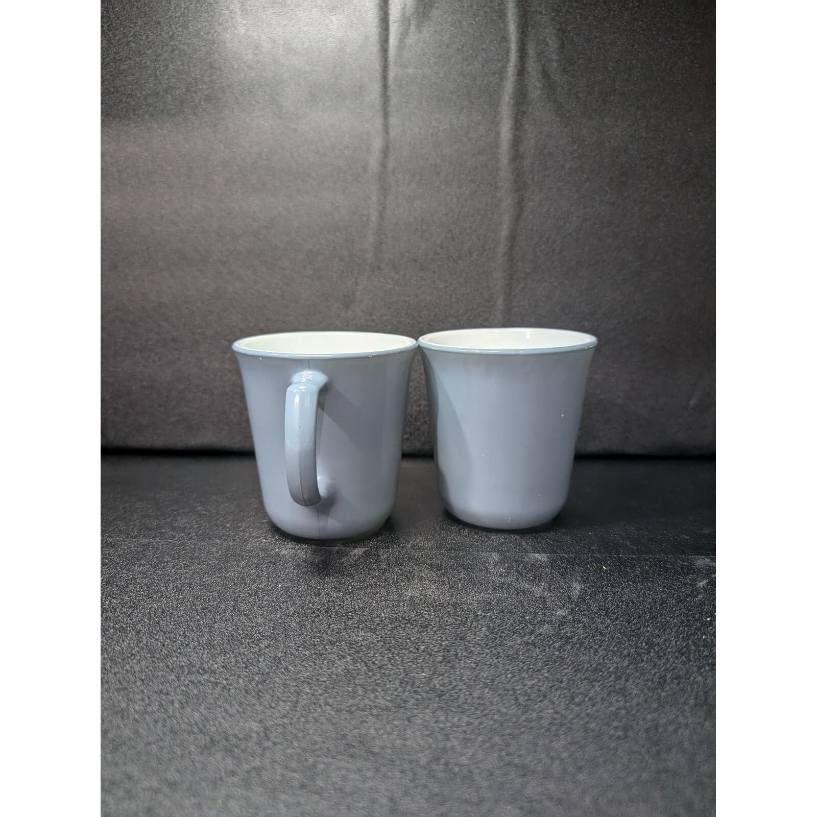 Corning Ware Pyrex Slate Coffee Mug, 8 oz Blue Gray Mug, Vintage Mugs Coffee Cup - Thumbnail 4