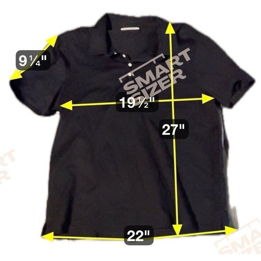 Perona Black Short Sleeve 100% Cotton Polo, 4-Button Placket Shirt, Men's XXL - Thumbnail 2