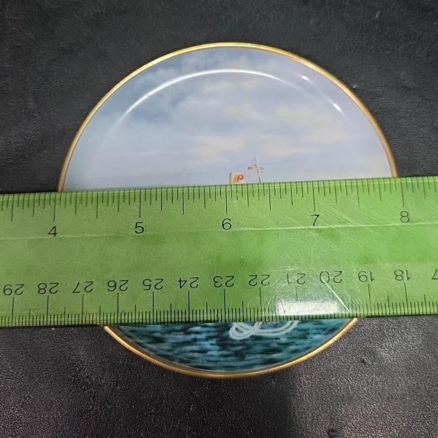 Star Ship Royale Souvenir Plate, Kaiser West Germany, Vintage Cruise Collectible - Thumbnail 4