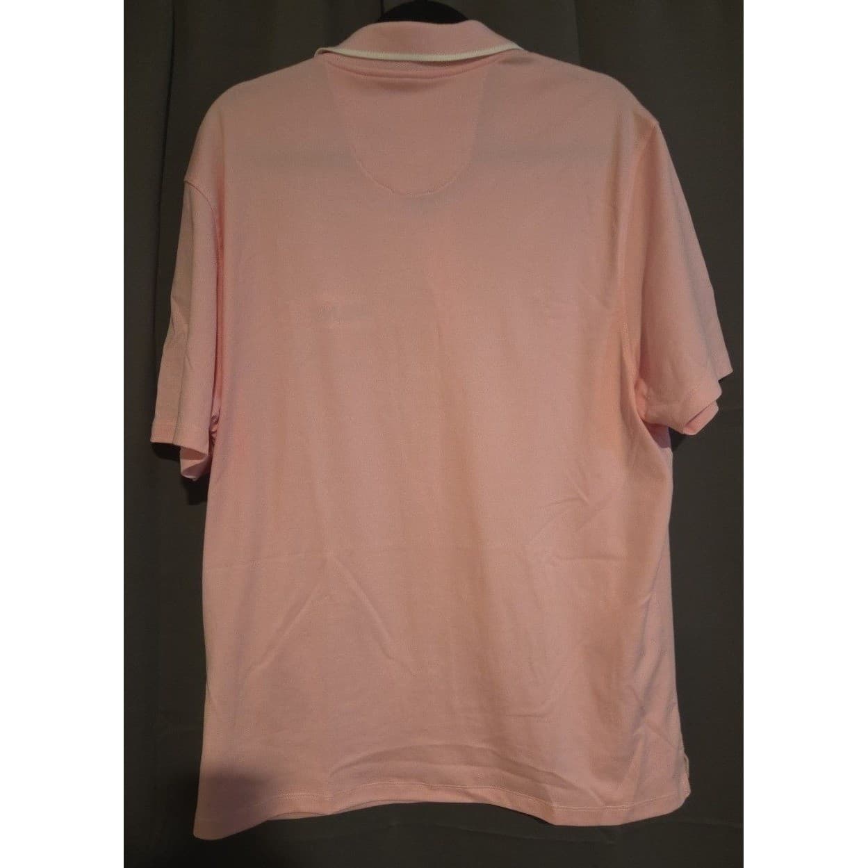 Rugby University Pink Polo, Short Sleeve Avant Logo Shirt, Men's Size Large - Thumbnail 4