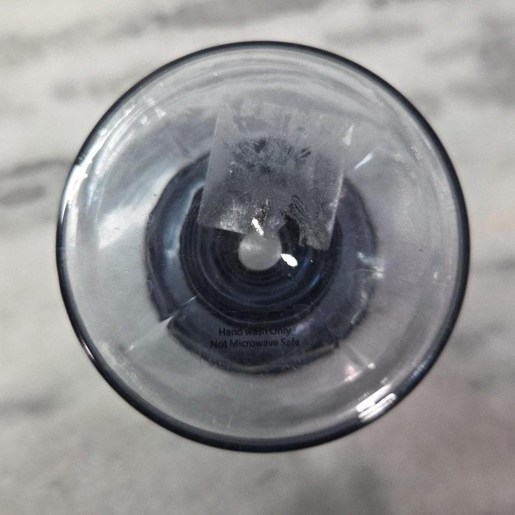 H&H Lifestyle Ice Tea Glass, Replacement Dusky Blue Goblet, Scalloped Beading - Thumbnail 8