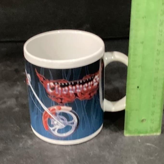 Orange County Choppers Coffee Cup, Vintage OCC Motorcycle Design Ceramic Mug - Thumbnail 9