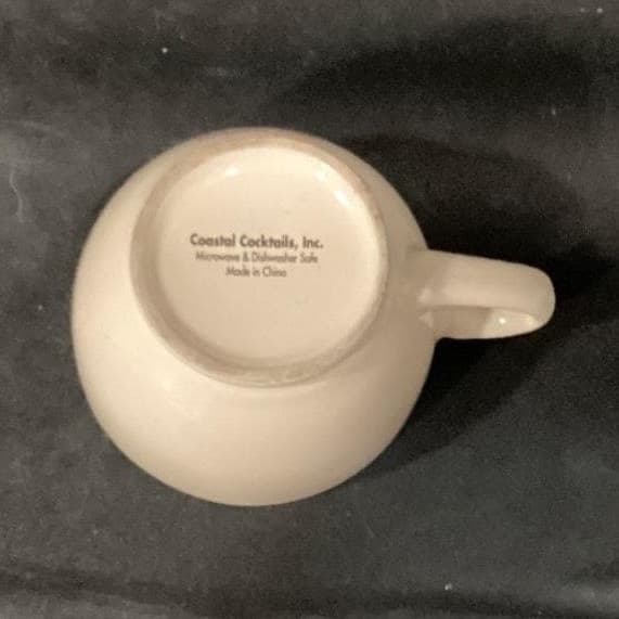 Godiva Belgium 1926 Coffee Cups, Set of 4, Coastal Cocktails Inc, Stoneware Mugs - Thumbnail 4