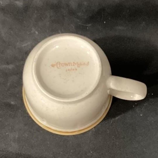 Crown Manor Desert Winds Coffee Cups, Set Of 4, Vintage Japanese Stoneware Mugs - Thumbnail 4