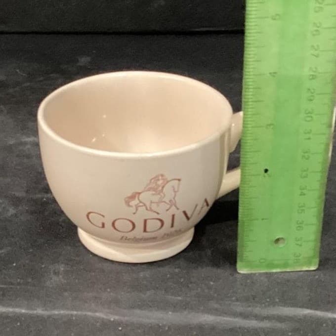 Godiva Belgium 1926 Coffee Cups, Set of 4, Coastal Cocktails Inc, Stoneware Mugs - Thumbnail 6