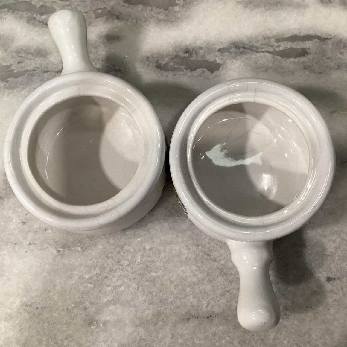 Home Concepts Provincial Soup Bowls, Set of 2, Vtg Lidded Individual Casseroles - Thumbnail 7