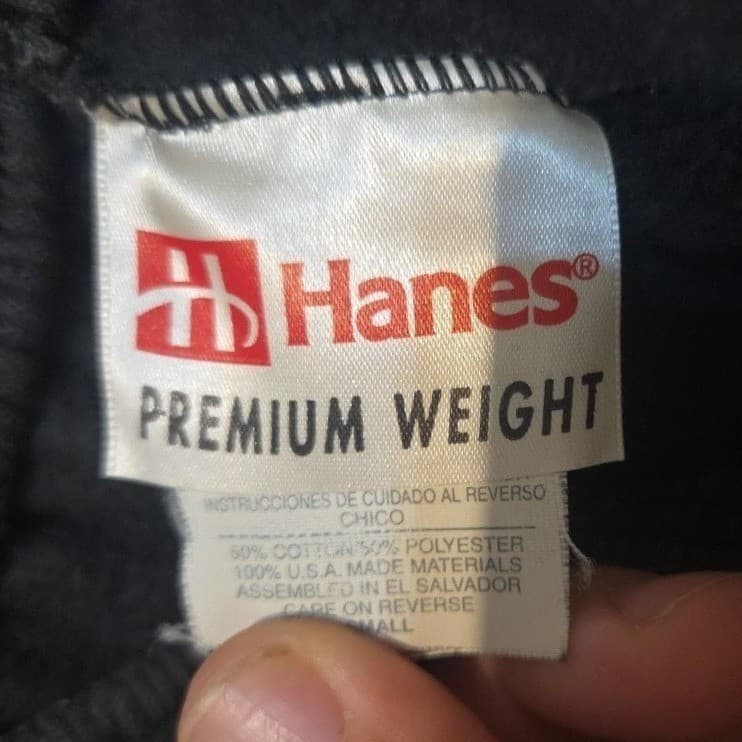 Hanes Premium Black Sweatpants, Men's Small Elastic Waist Drawstring Joggers - Thumbnail 5