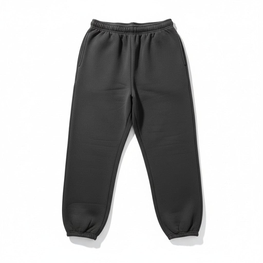 Hanes Premium Black Sweatpants, Men's Small Elastic Waist Drawstring Joggers