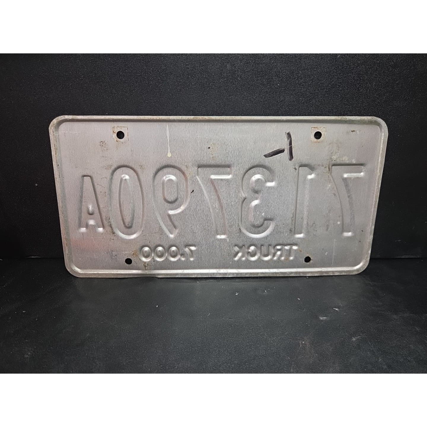 Indiana Truck License Plate 713790A, Kosciusko County, 7000 lb Tag, Vintage 1998 - Thumbnail 2