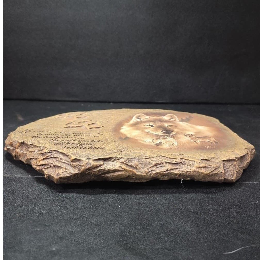 Bradford Exchange The Wilderness Path Wall Plaque, Trail Of The Wolf Collection - Thumbnail 7