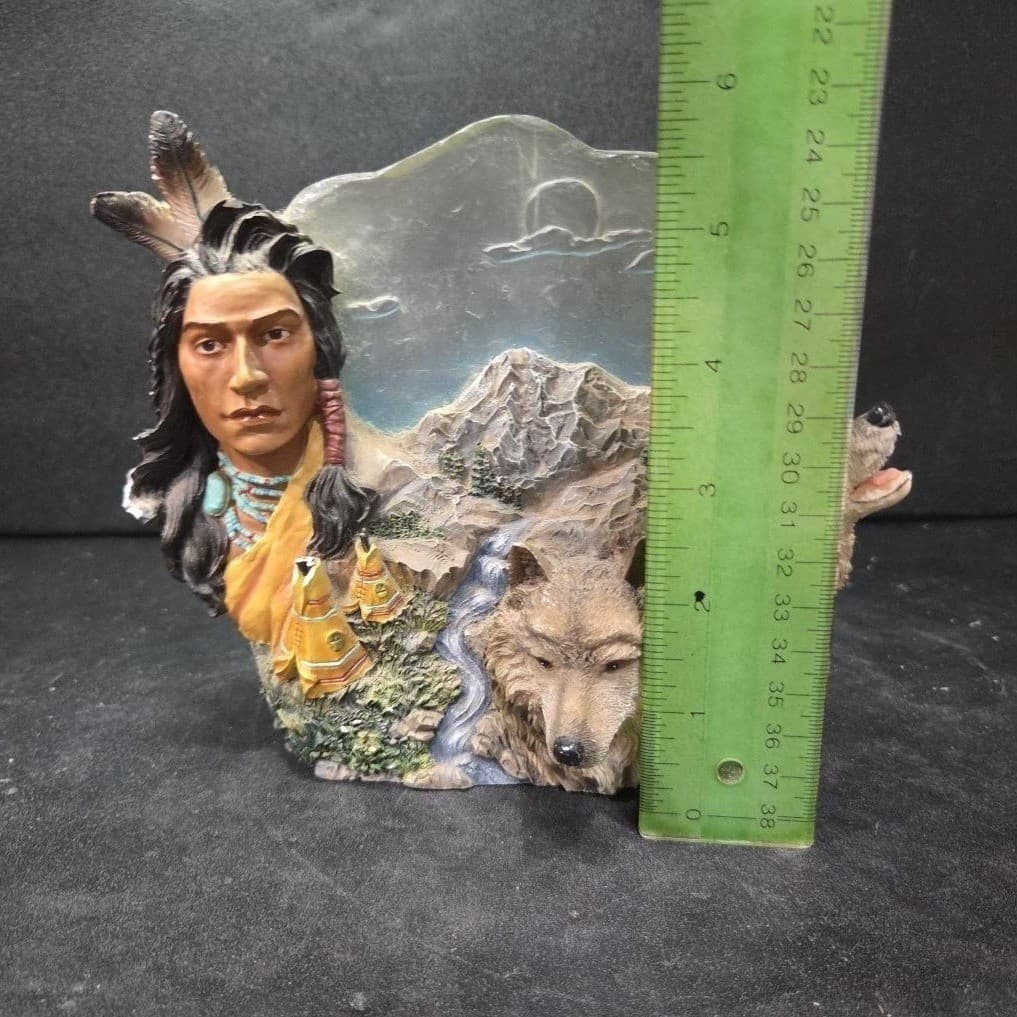 Hamilton Collection Tribal Guardians Figurine, Vintage Noble Heritage Sculpture - Thumbnail 10