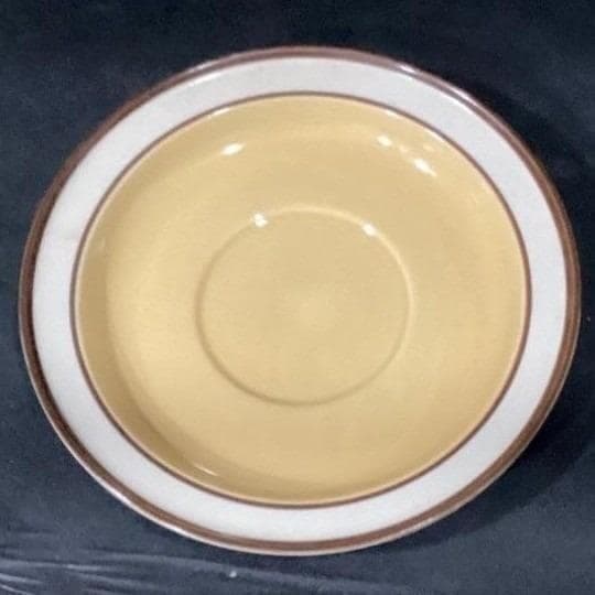 Sandalwood by Celebrity Saucers, Set of 2, Genuine Stoneware Japan, Mid-Century - Thumbnail 5