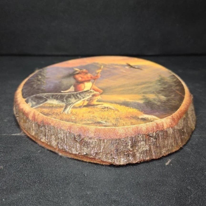 Native American Style Bear Country Wall Art, Black Hills SD Wood Hanging Plague - Thumbnail 7