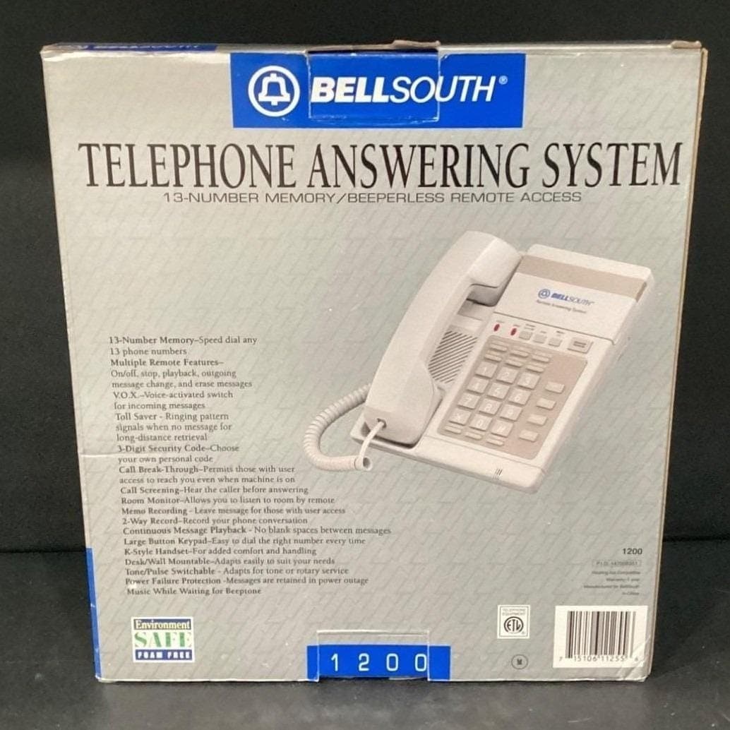 Bell South Bellsouth Telephone Answering System Model 1200, Vintage Open Box - Thumbnail 7