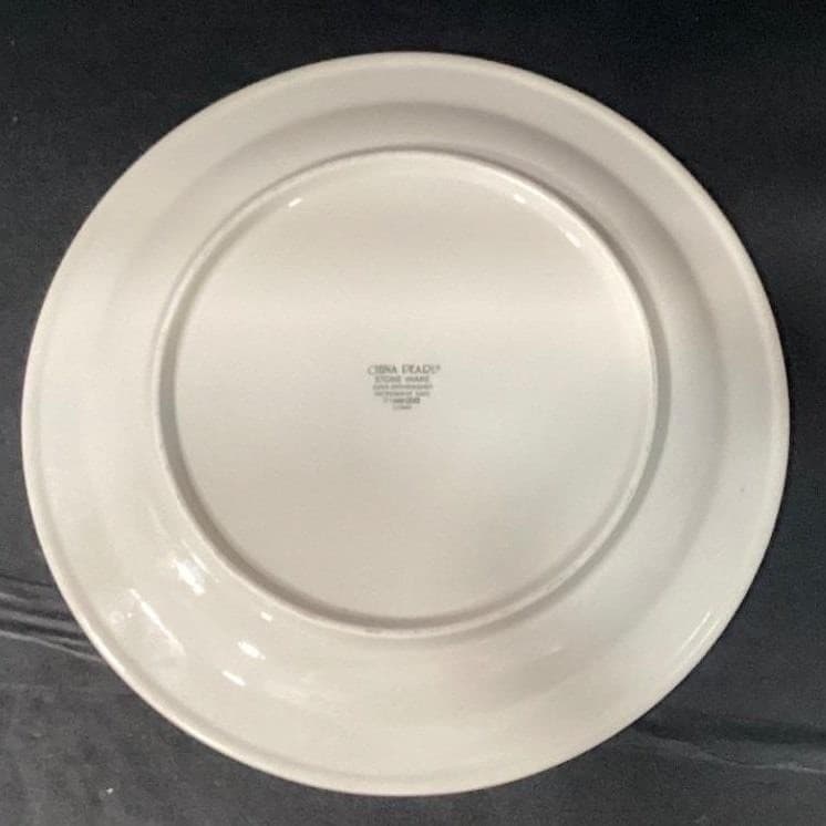China Pearl Stoneware Serena Dinner Plates, Set of 2, Pink Tulips Dinnerware - Thumbnail 4