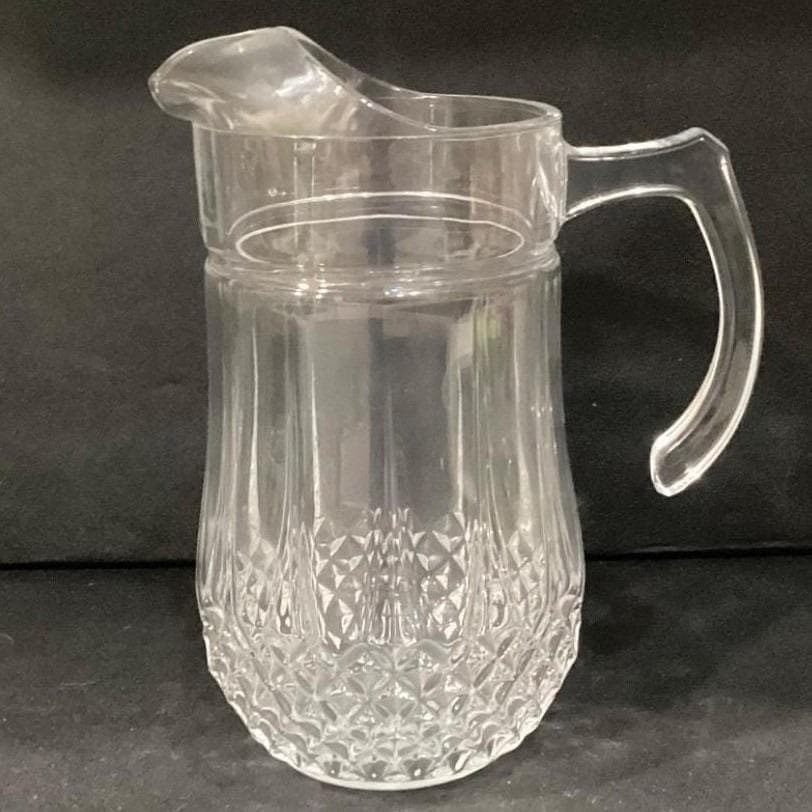 Cristal D'Arques Longchamp 48oz Pitcher, Vintage 24% Lead Crystal Serveware - Thumbnail 7