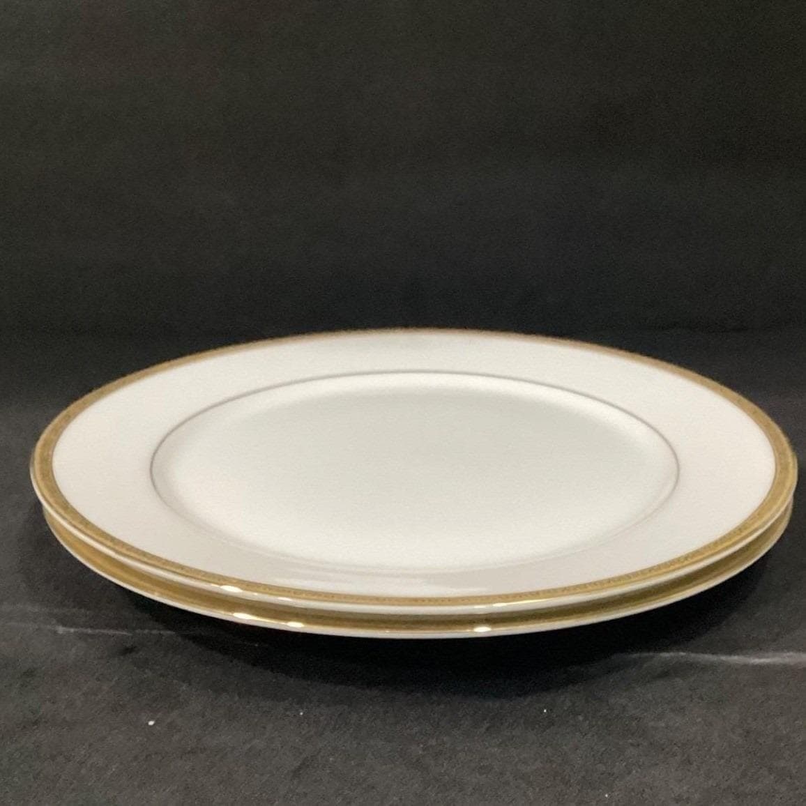 Charter Club Grand Buffet Gold Dinner Plates, Set of 2, White Porcelain Dining - Thumbnail 9