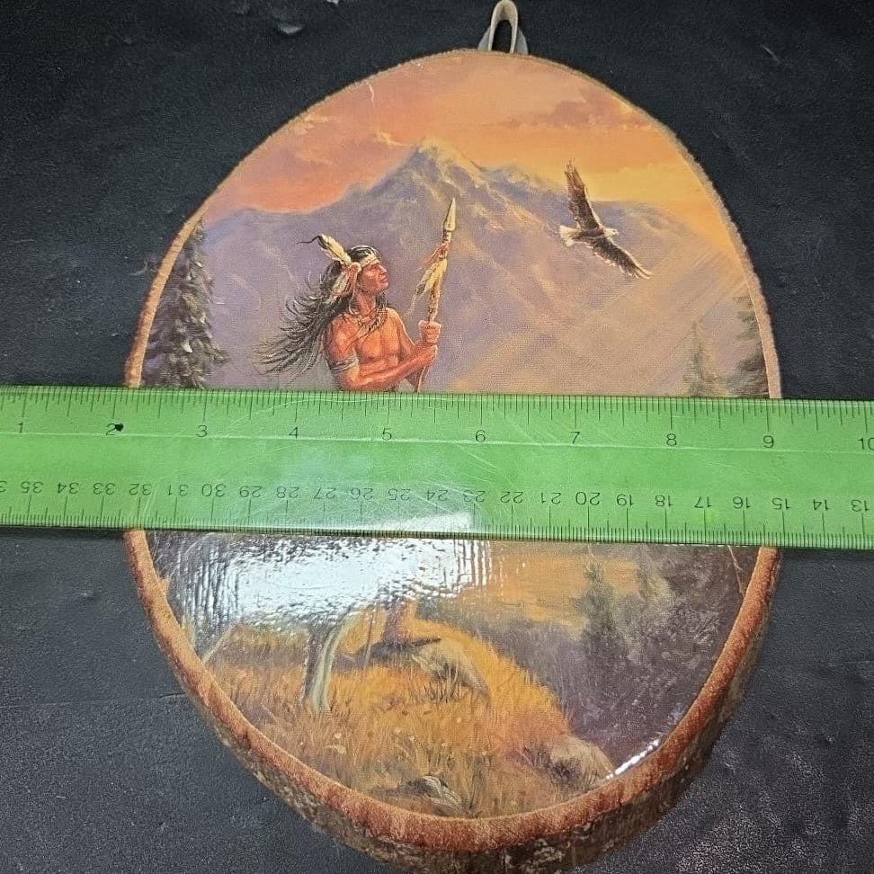 Native American Style Bear Country Wall Art, Black Hills SD Wood Hanging Plague - Thumbnail 5