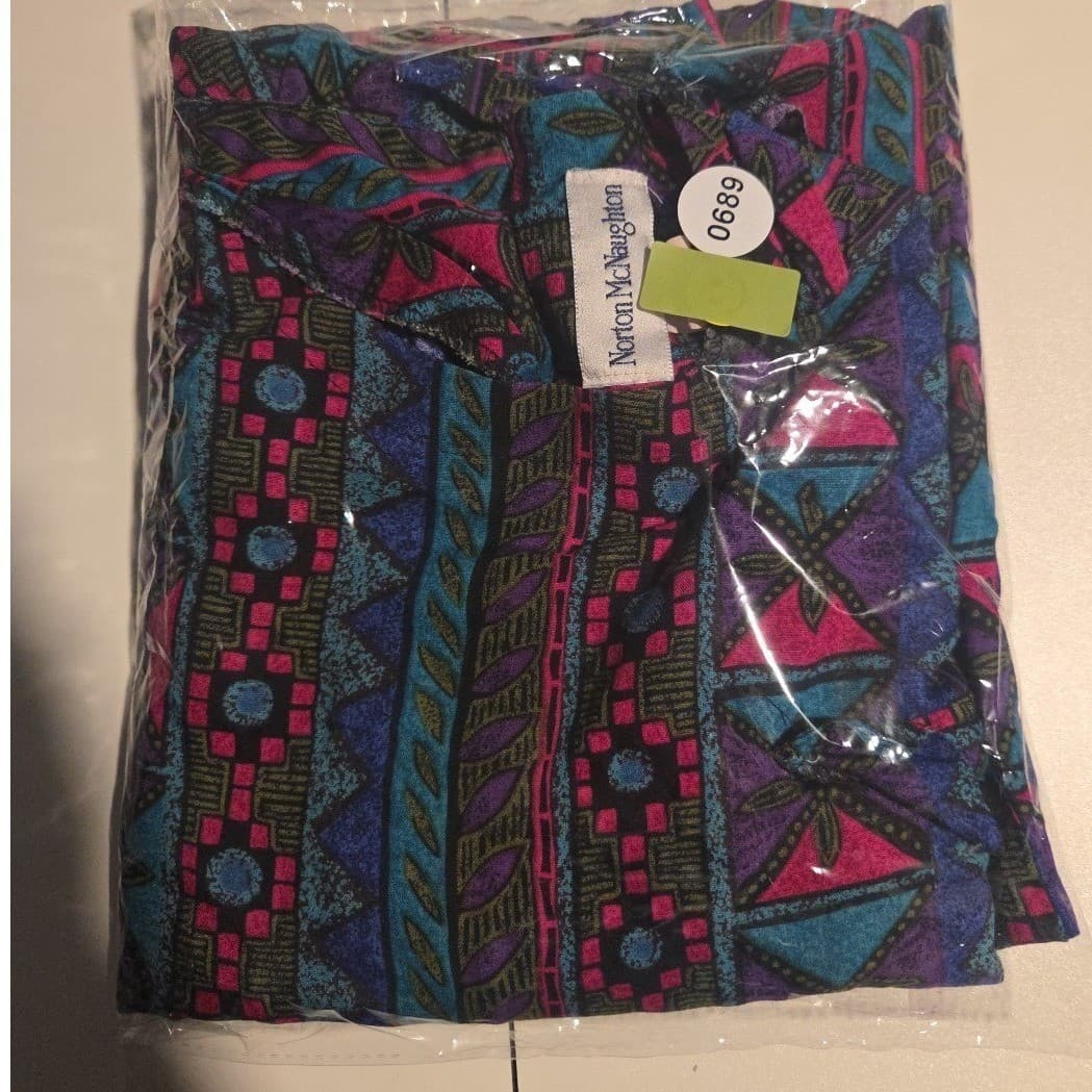 Norton McNaughton Vintage Geometric Print 2 Piece Skirt Set, Women's Size 14 - Thumbnail 8