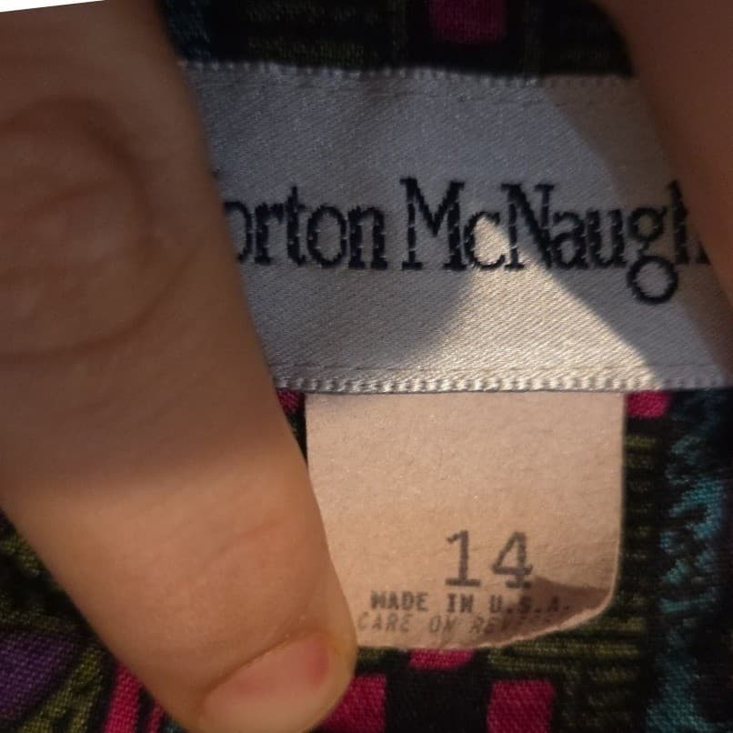Norton McNaughton Vintage Geometric Print 2 Piece Skirt Set, Women's Size 14 - Thumbnail 7