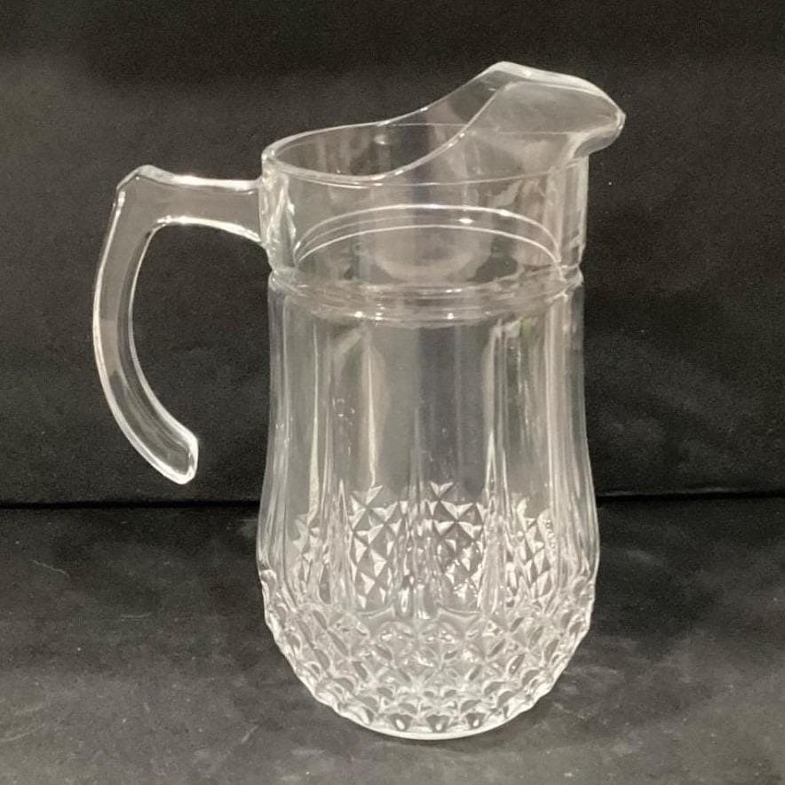 Cristal D'Arques Longchamp 48oz Pitcher, Vintage 24% Lead Crystal Serveware - Thumbnail 9