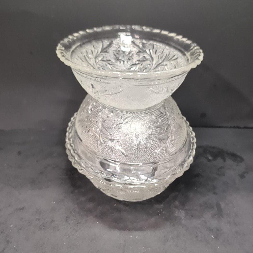 Anchor Hocking Clear Sandwich Pattern Oval Bowls, Set of 3, Vintage Replacements - Thumbnail 9